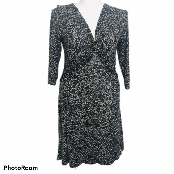 Connected animal print sheath dress. Size PL - Picture 1 of 5